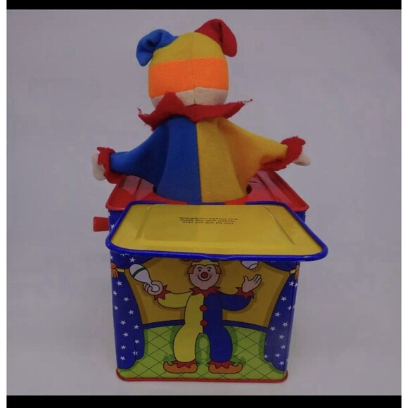 Vintage 1997, Schylling Original Jester Clown Jack In The Box Musical Pop Up Toy - Picture 5 of 9